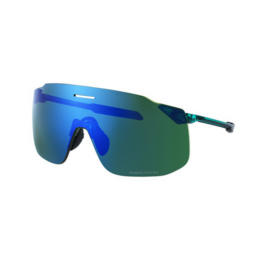 Brille SHIMANO S-PHYRE SL CE-SPSL2 Saphirgrün Ridescape Gravel Glas