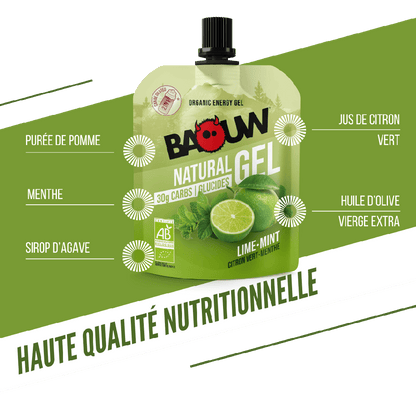 Energiegel BAOUW BIO Limette/Minze (85 g)