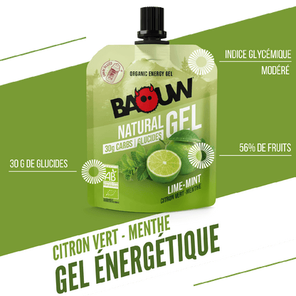 Energiegel BAOUW BIO Limette/Minze (85 g)