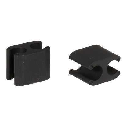 10er-Set Duo-Führungsklammern ELVEDES Diam 5mm/2,5mm DI2 Kunststoff