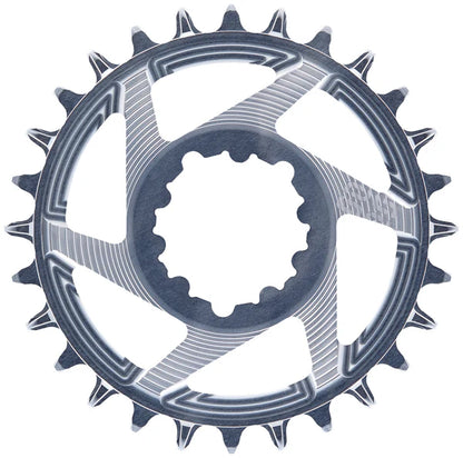 Einfach-Kettenblatt E-THIRTEEN HELIX RACE 11/12V Direct Mount SRAM Boost Offset 3mm Grau