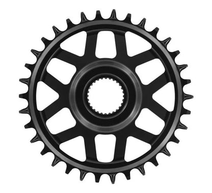 Einfach-Kettenblatt E-THIRTEEN HELIX RACE E-SPEC 11/12V Direct Mount Bosch Gen4 Offset 15mm Schwarz