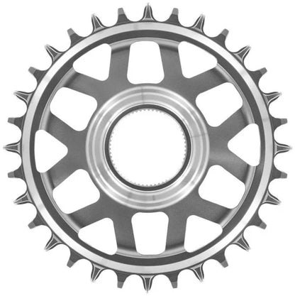 Einfach-Kettenblatt E-THIRTEEN HELIX RACE E-SPEC 11/12V Direct Mount Fazua Ride 60 Silber
