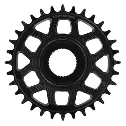 Einzelkettenblatt E-THIRTEEN HELIX RACE E-SPEC 11/12V Direct Mount Shimano EP8 Schwarz