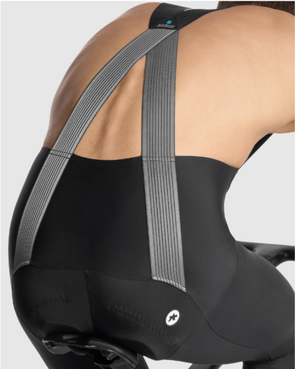 Lange Radhose mit Trägern ASSOS MILLE GT EISENHERZ ULTRAZ WINTER S11 Schwarz