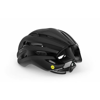 Rennradhelm MET TRENTA MIPS Schwarz Matt Glossy