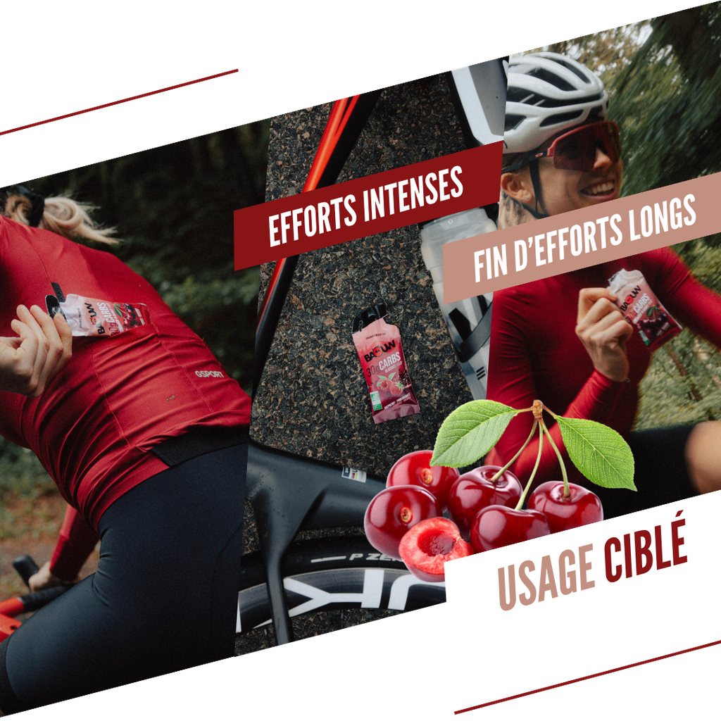 Energiegel BAOW (44g) Zitrone/Kirsche/Guarana Koffeinhaltig