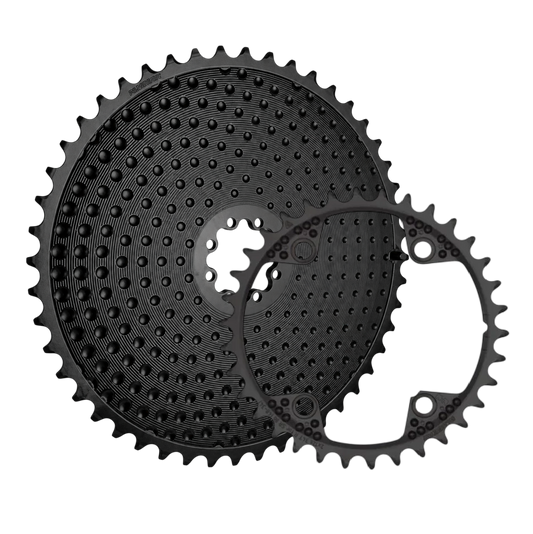 Kettenblatt-Paar 12V ALUGEAR AERO 8 Loch für Sram Schwarz