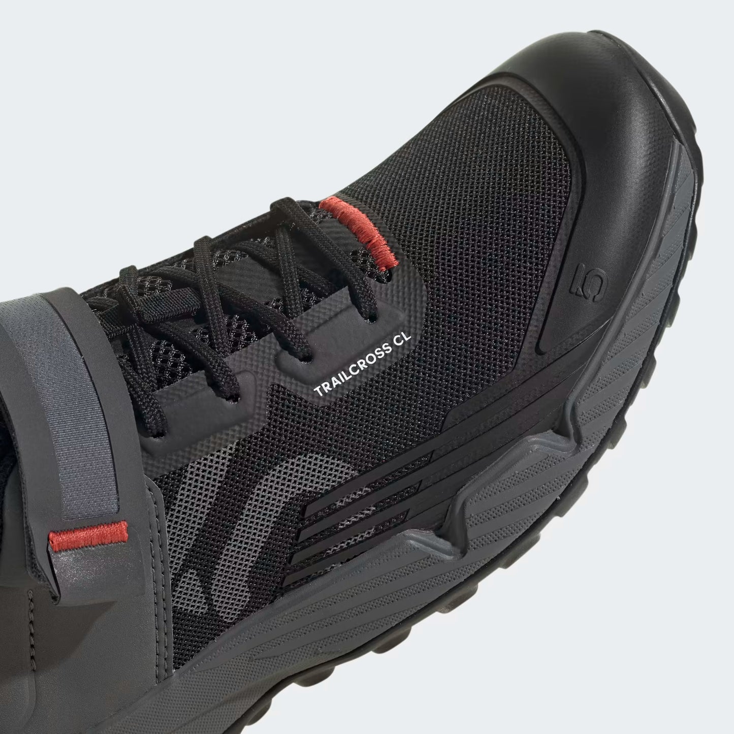 ADIDAS FIVE TEN TRAILCROSS CLIP-IN MTB-Schuhe Schwarz/Grau/Rot