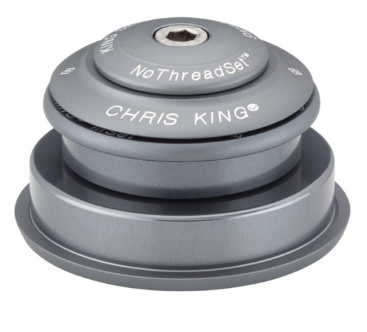 CHRIS KING INSET 2 1"1/8-1.5" ZS44/ZS56 Mattgrau Semi-Integrated Steering Set