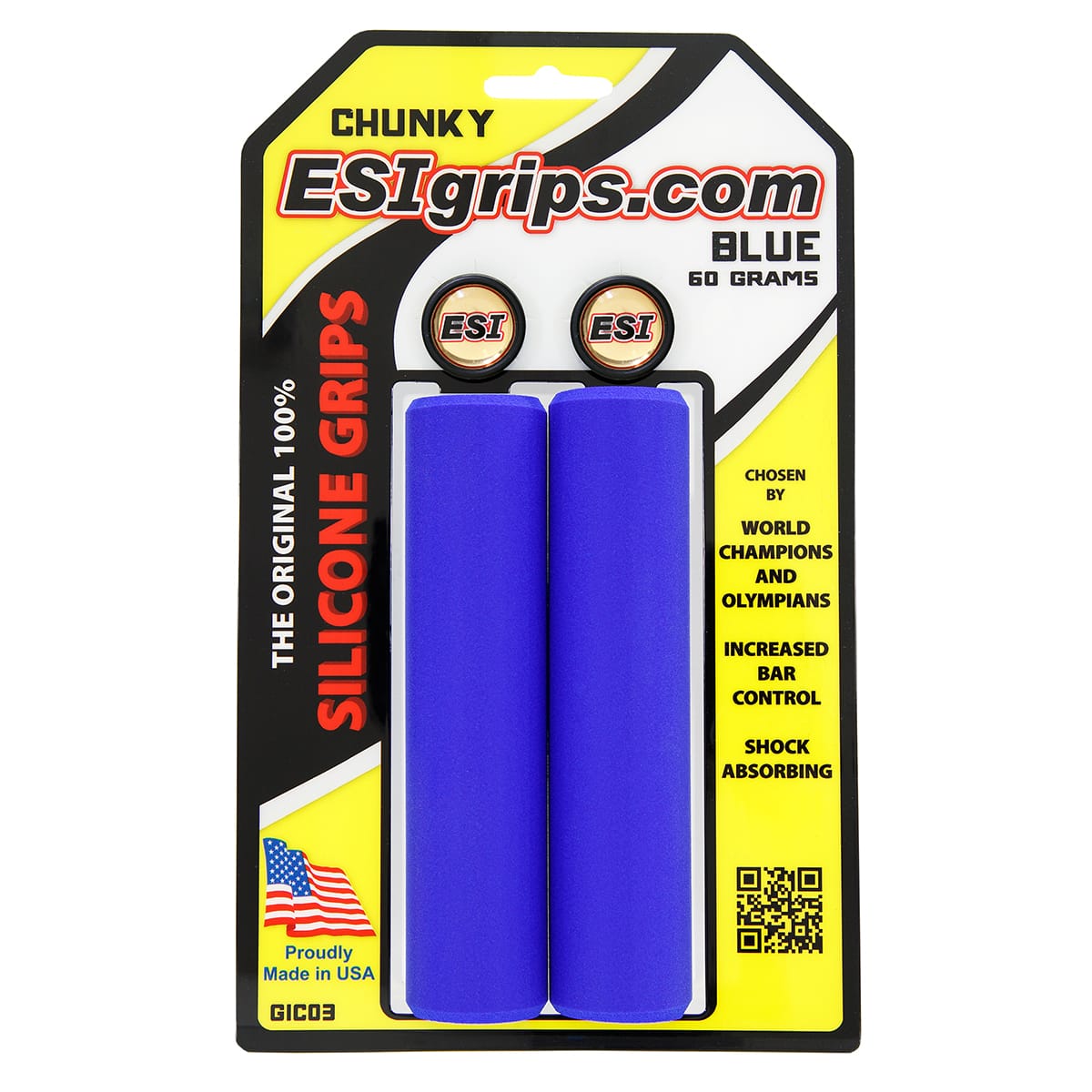 ESI CHUNKY Grips 130 mm Blau