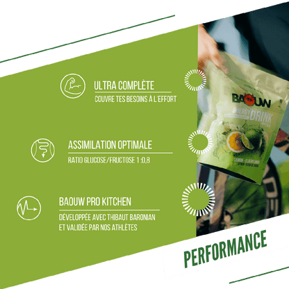 Energiegetränk BAOUW ISOTONIC (45g) Limette/Holunderblüte