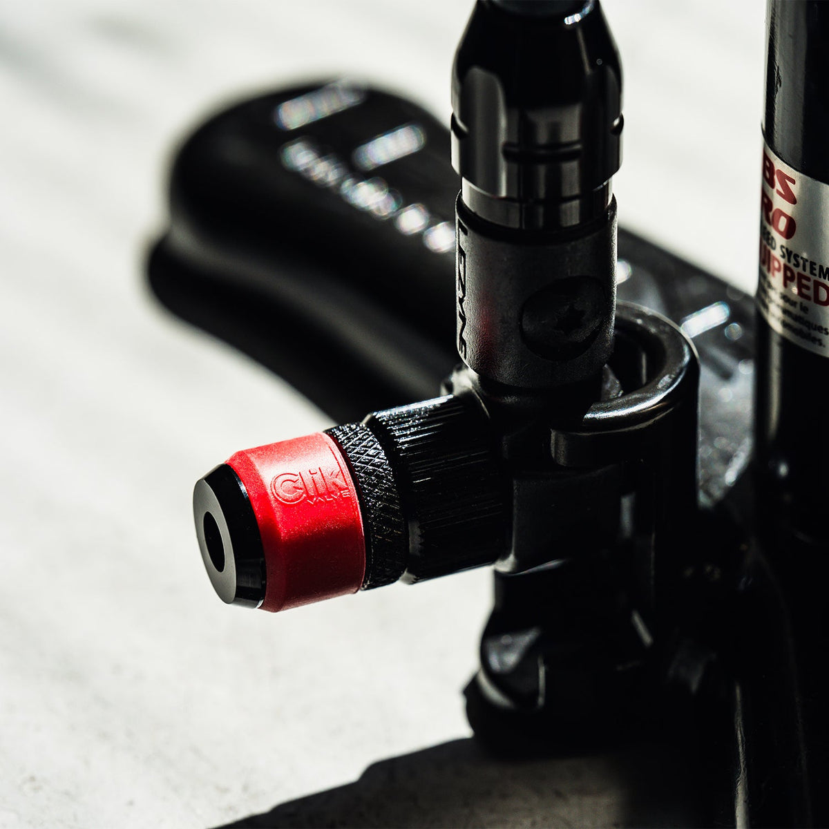 LEZYNE CLIK Chuck Ersatz-Pumpenkopf, Schwarz