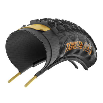 Reifen CONTINENTAL TRINOTAL Trail Rapid 29x2.40 Tubeless Ready Faltbar Braun
