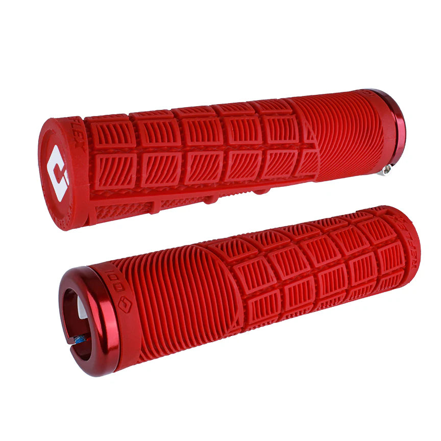 fahrradgriffe rot ODI REFLEX XL Lock-on 135 mm Griffe Rot – Probikeshop