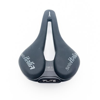 Sattel SELLE ITALIA FLITE BOOST SUPERFLOW L Mangan-Schienen Schwarz