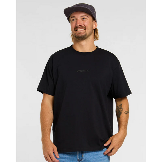T-Shirt DHARCO COTTON KENTARO Kurzarm Schwarz