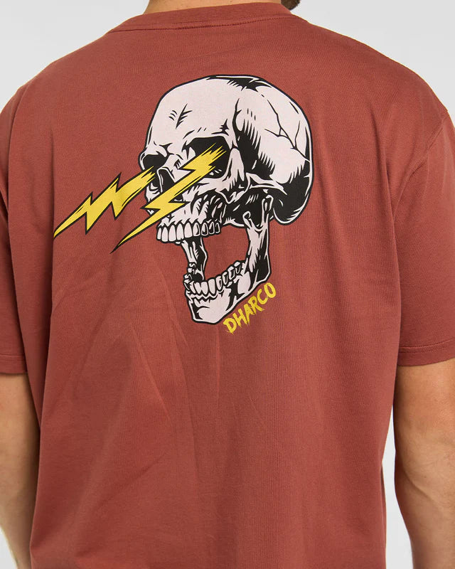 T-Shirt DAHRCO RUST Kurzarm Braun