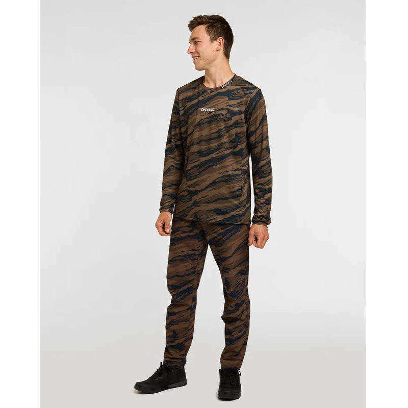 DHARCO GRAVITY RECON Trikot Langarm Schwarz/Braun