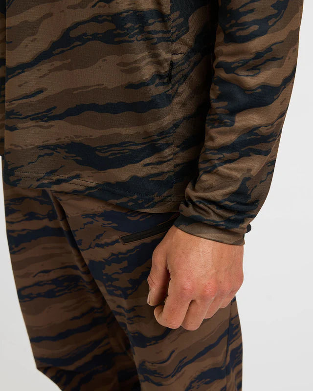 DHARCO GRAVITY RECON Trikot Langarm Schwarz/Braun