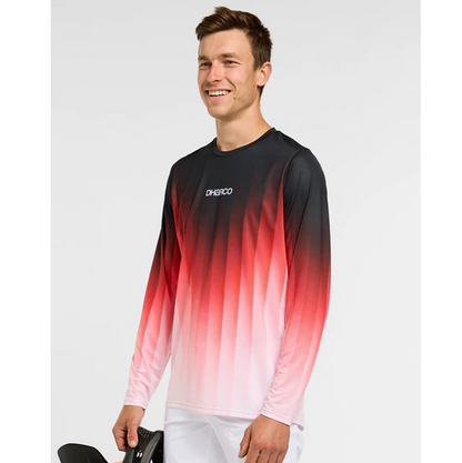 Trikot DHARCO RACE PRISM Langarm Rot