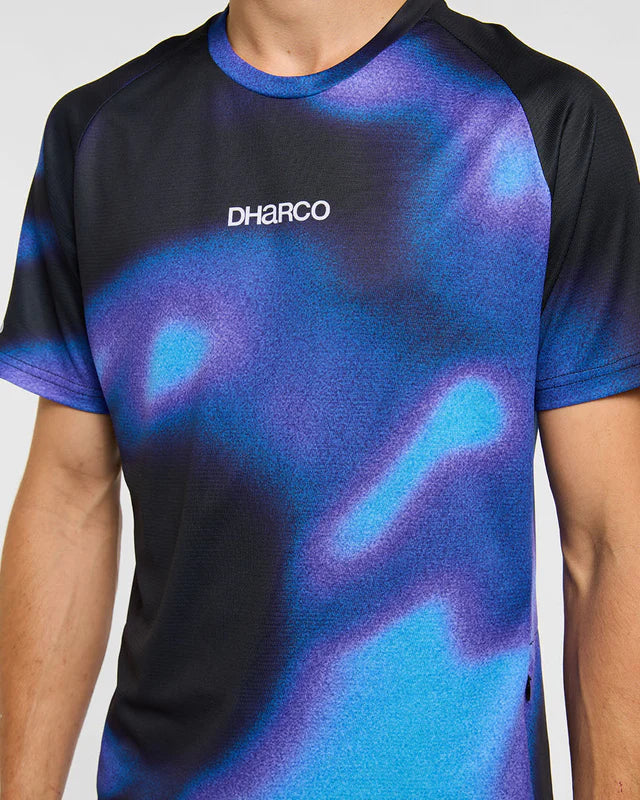 DHARCO VORTEX Trikot Kurzarm Schwarz/Violett