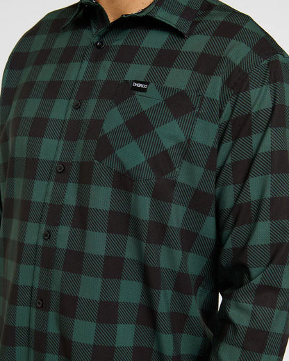 DHARCO TECH GUS Technisches Hemd Schwarz/Khaki