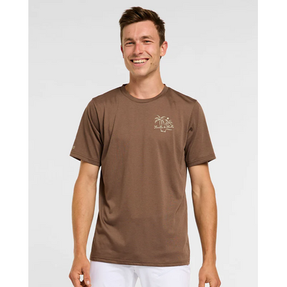 Trikot DHARCO TECH TEE HUSK Kurzarm Braun