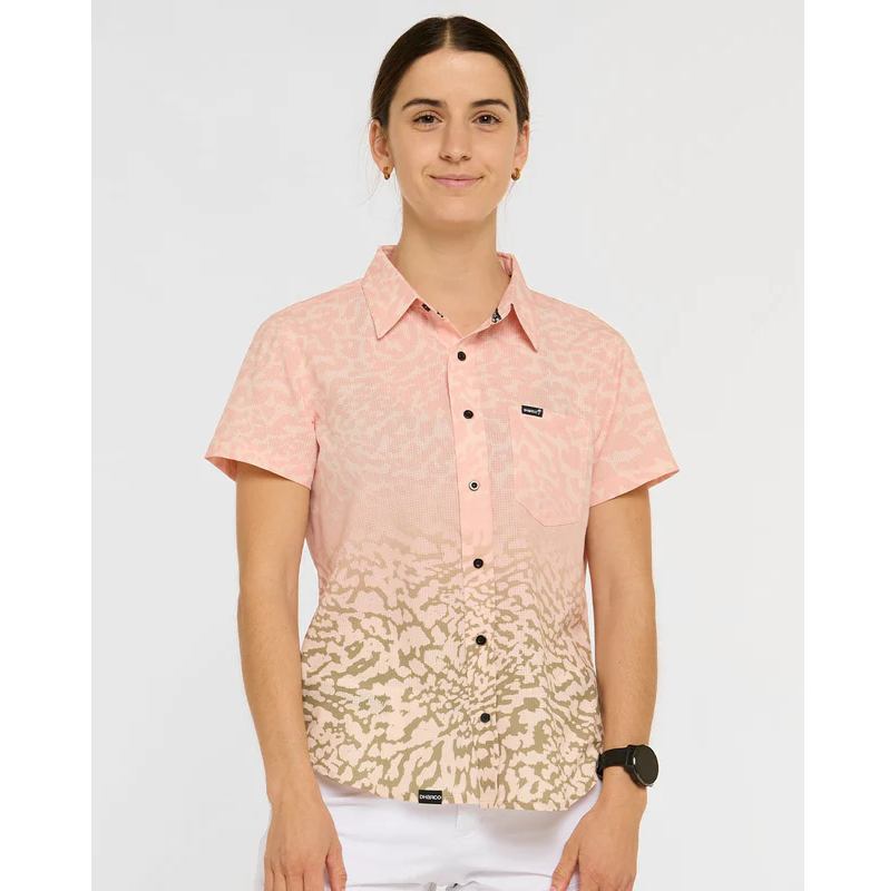 DHARCO TECH PARTY PRISCILLA Shirt Kurzarm Frau Beige