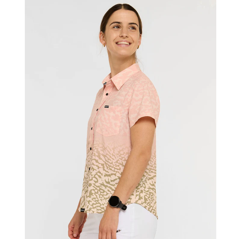 DHARCO TECH PARTY PRISCILLA Shirt Kurzarm Frau Beige
