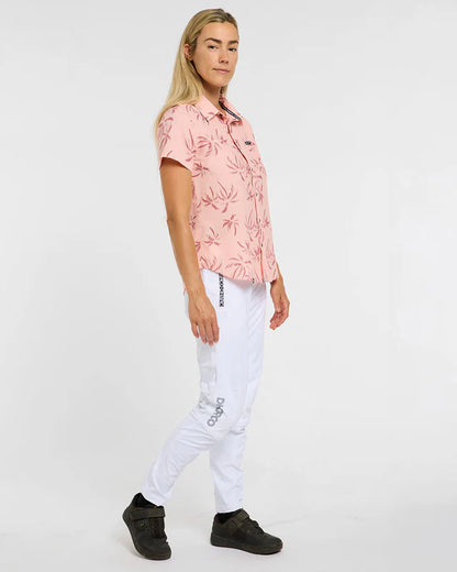 Technisches Hemd DHARCO TECH PARTY PINK PALM Damen Rosa