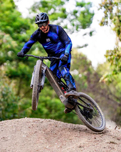 Trikot DHARCO RACE VORTEX Lange Ärmel Schwarz/Violett