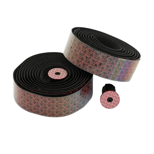 Kleiderbügelband DEDA LOOP + END-PLUG Schwarz/Rot