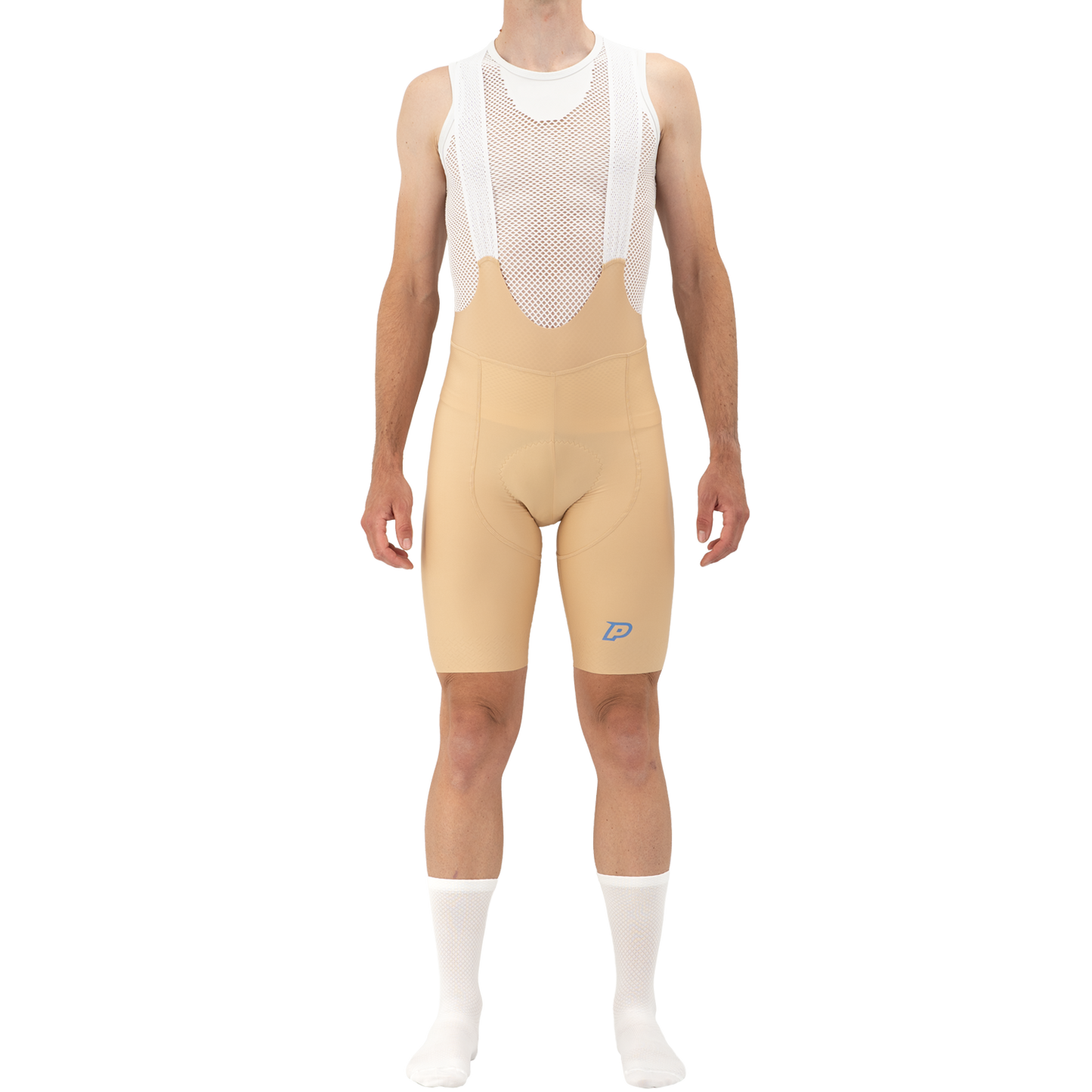 Kurze Trägerhose PROBIKESHOP Beige