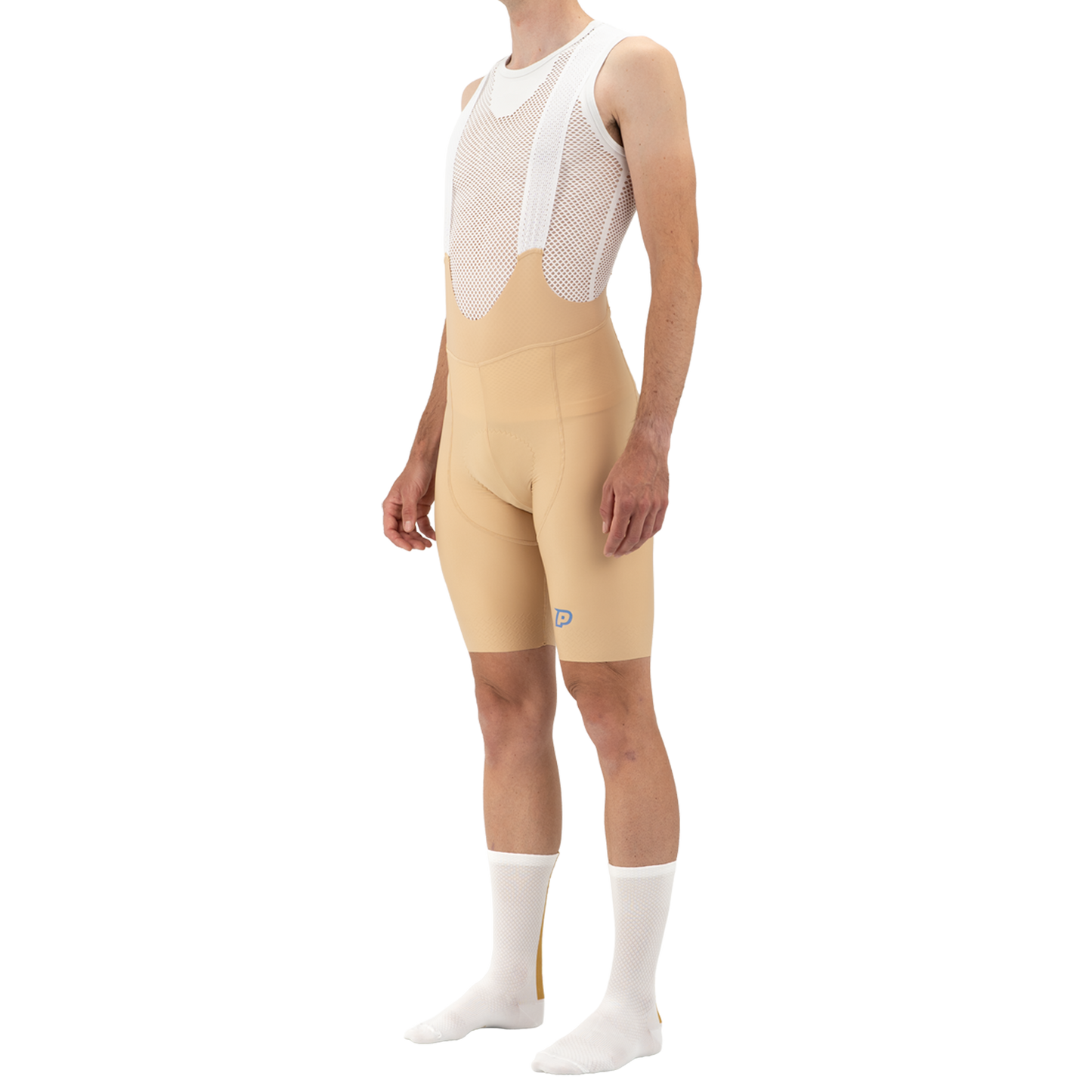 Kurze Trägerhose PROBIKESHOP Beige