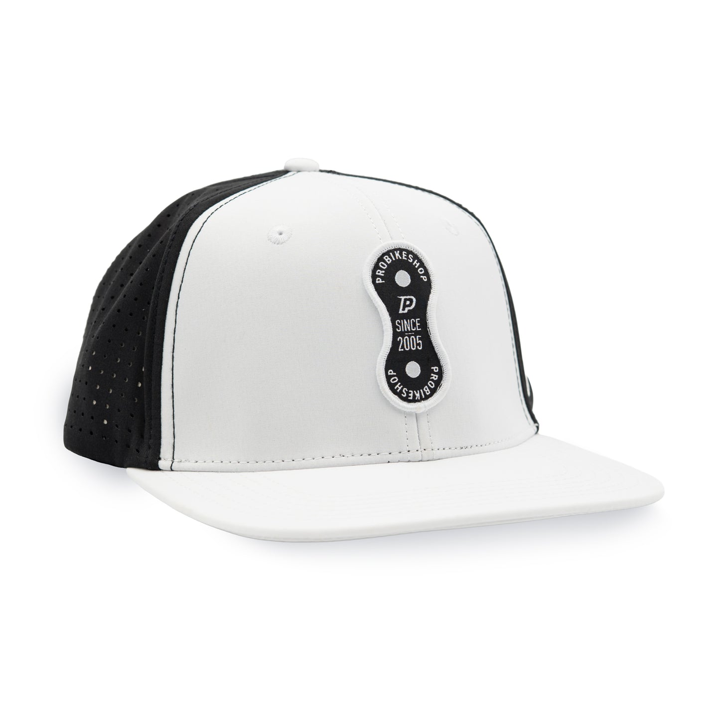 Kappe PROBIKESHOP SNAPBACK Weiß/Schwarz