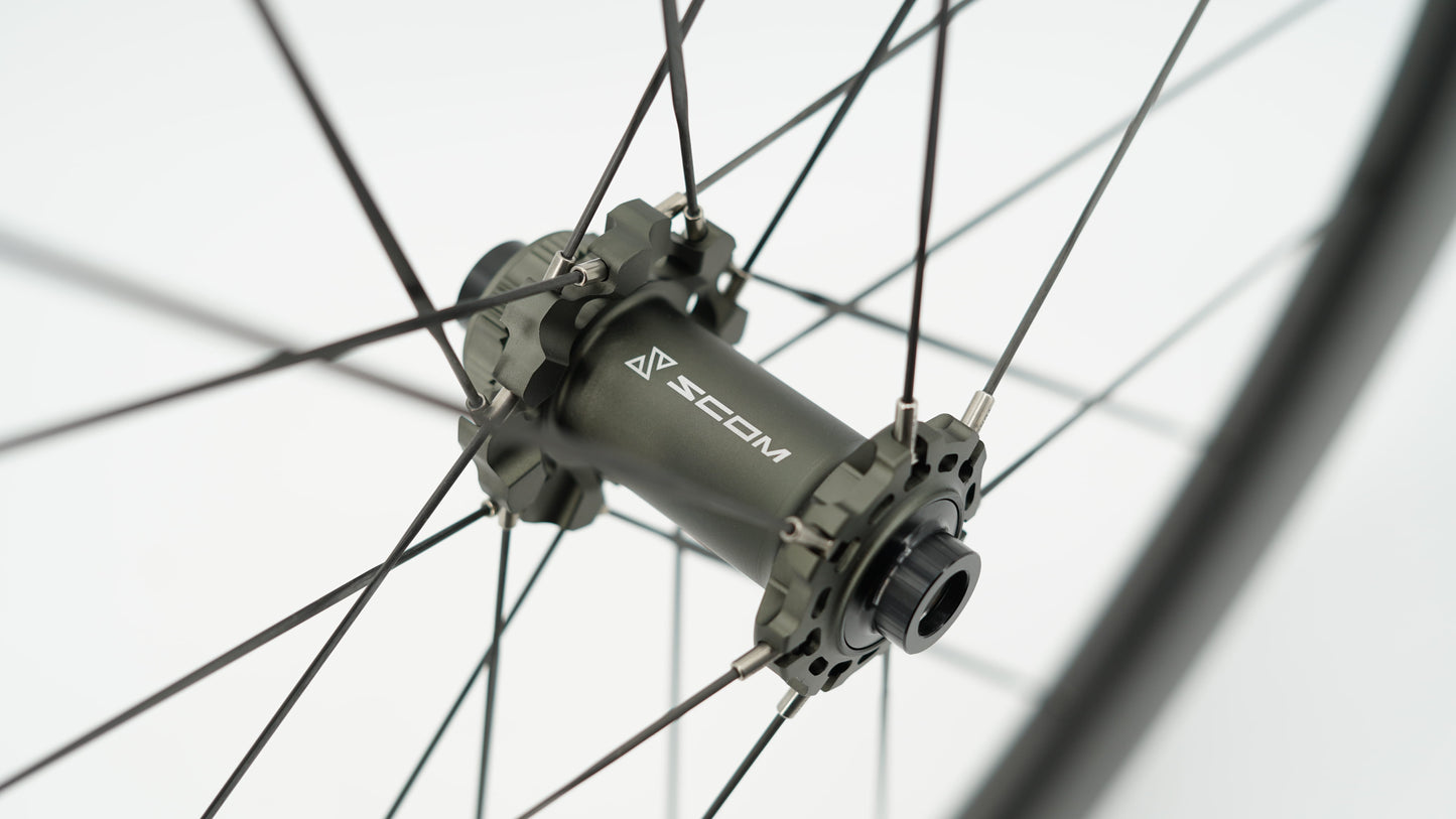 Laufradsatz SCOM ULTRA + Tubeless Ready (Center Lock)