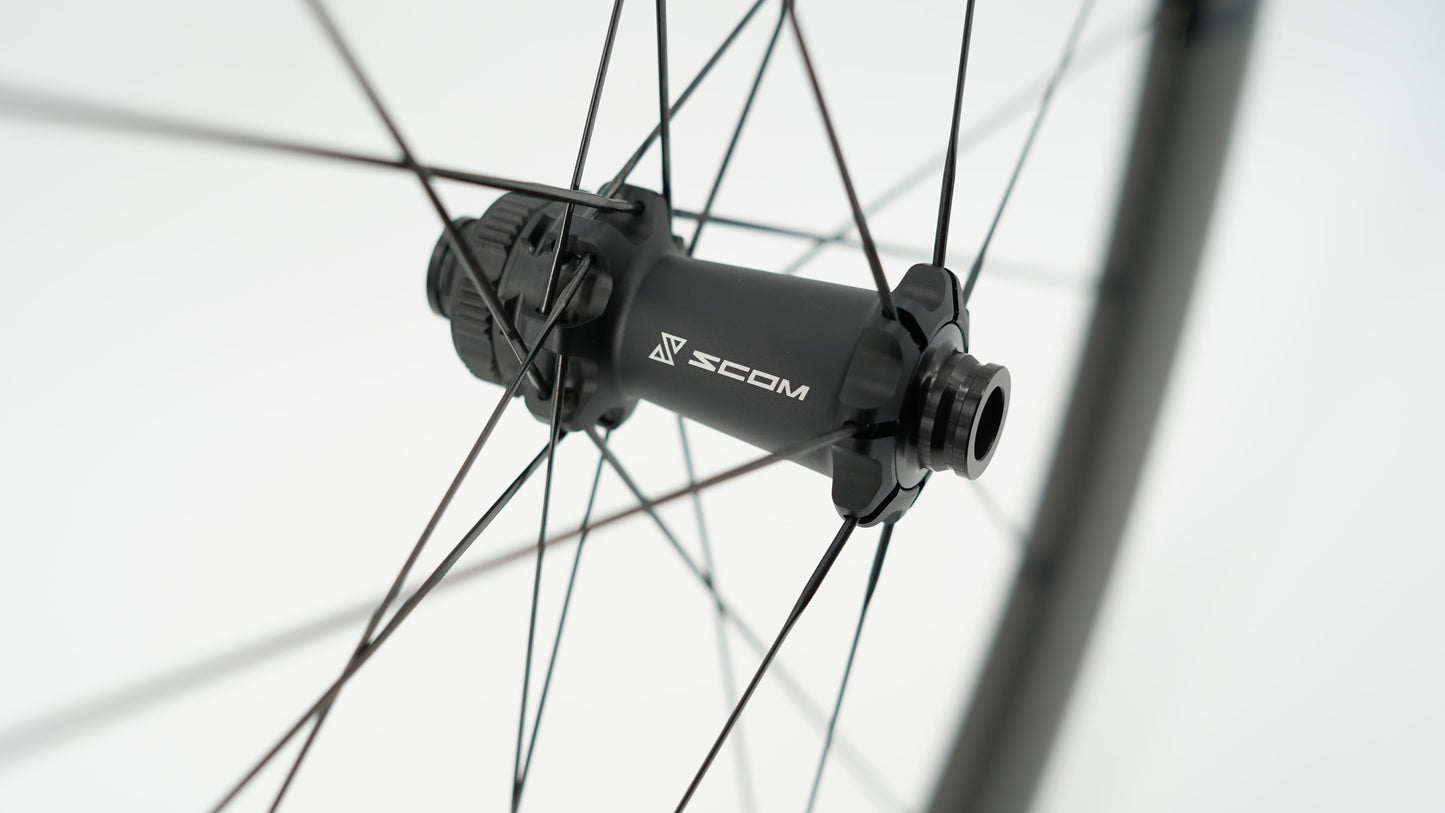 Laufradpaar SCOM EVO Tubeless Ready (Center Lock)