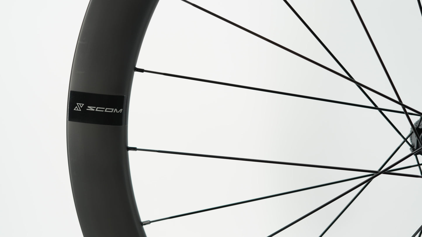 Paar Laufräder SCOM CORSA 60 Tubeless Ready (Center Lock)