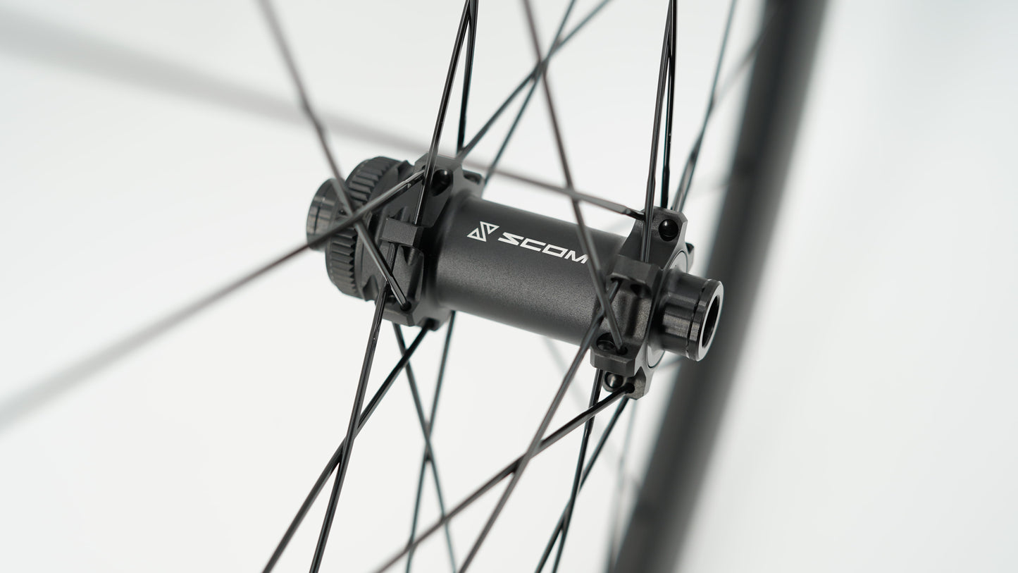 Paar Laufräder SCOM CORSA 60 Tubeless Ready (Center Lock)