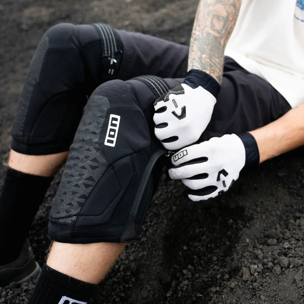 ION K-Pact Zip Unisex Knieschützer Schwarz