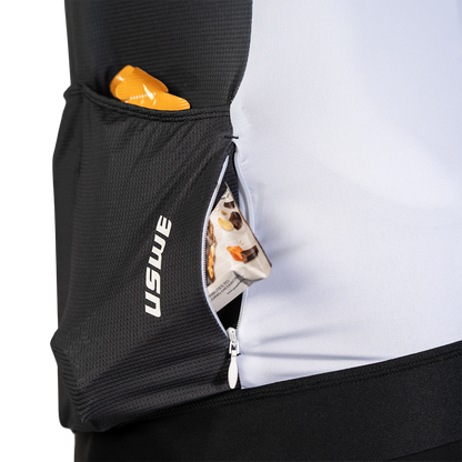 Kurzarmtrikot USWE GRUS GRAVEL Weiß