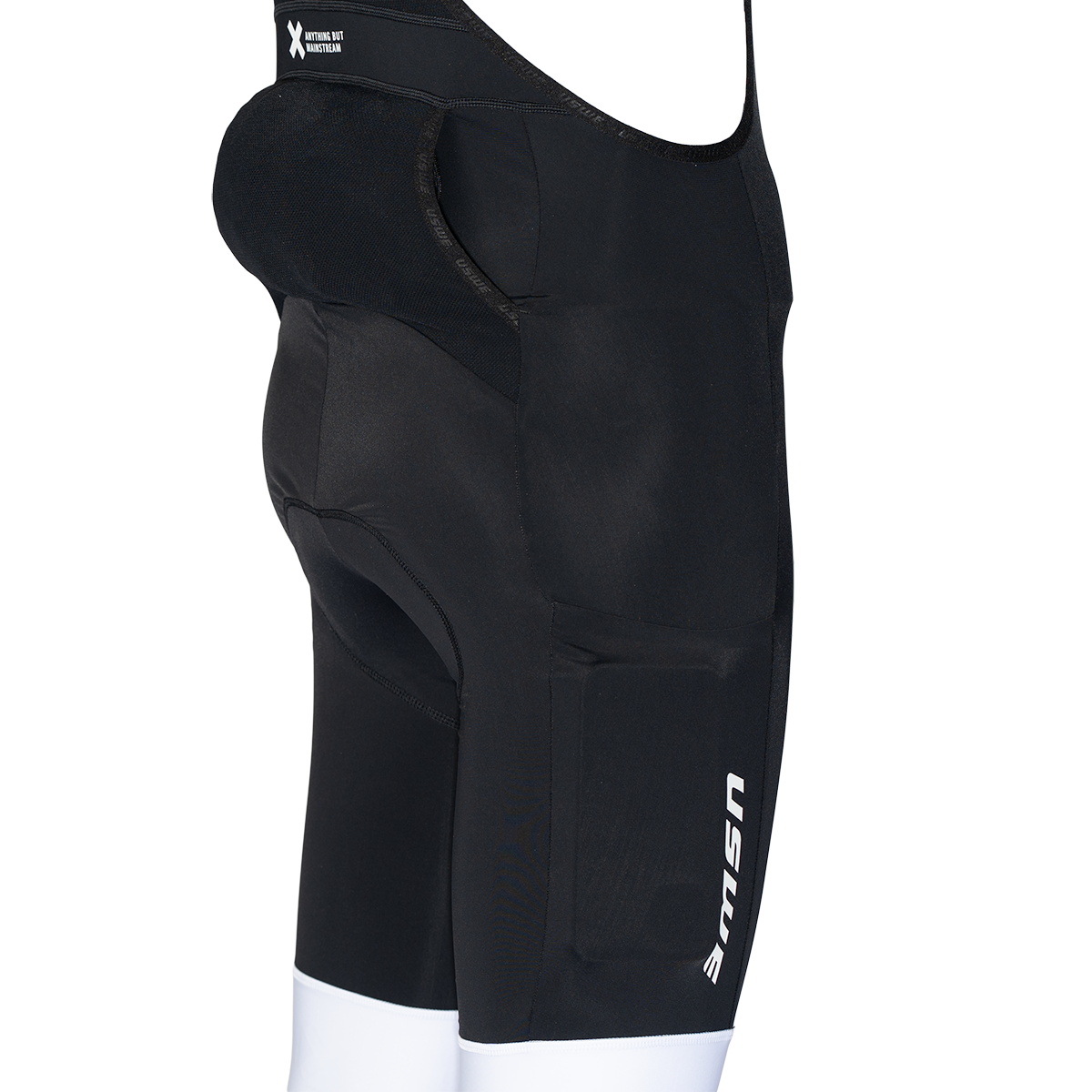 USWE SKARP GRAVEL Kurze Trägerhose Schwarz