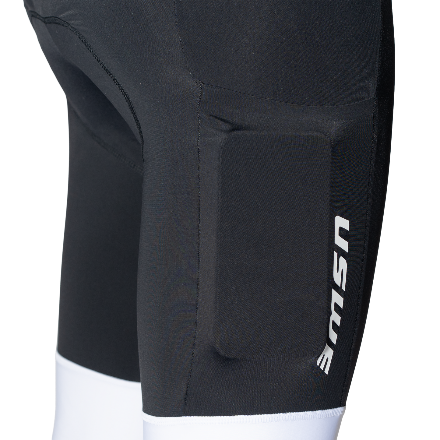 USWE SKARP GRAVEL Kurze Trägerhose Schwarz