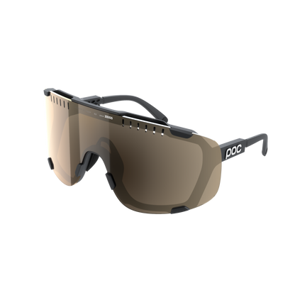 Brille POC DEVOUR + Schwarz Glas Clarity Trail Partly Sunny Silver