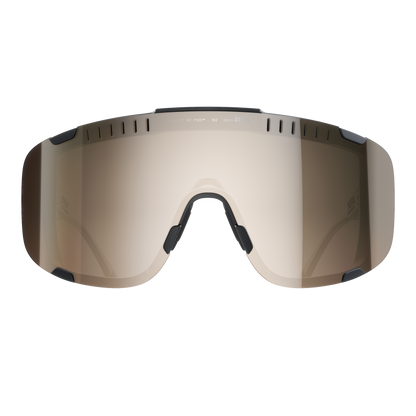 Brille POC DEVOUR + Schwarz Glas Clarity Trail Partly Sunny Silver