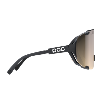 Brille POC DEVOUR + Schwarz Glas Clarity Trail Partly Sunny Silver
