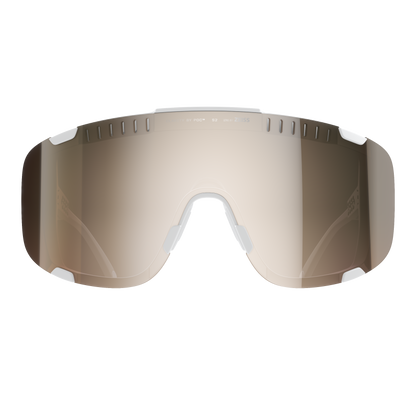 POC DEVOUR+ Brille Weiß Clarity Trail Partly Sunny Silver Glas