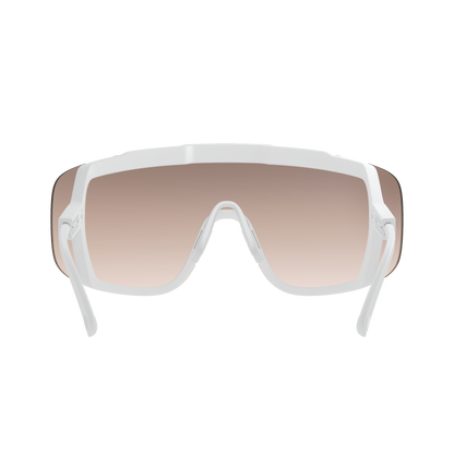 POC DEVOUR+ Brille Weiß Clarity Trail Partly Sunny Silver Glas