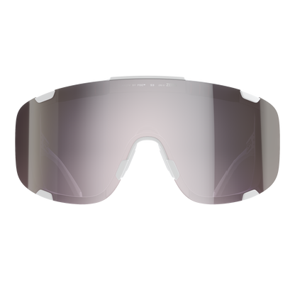 Brille POC DEVOUR + Weiß Glas Clarity Road Sunny Silver